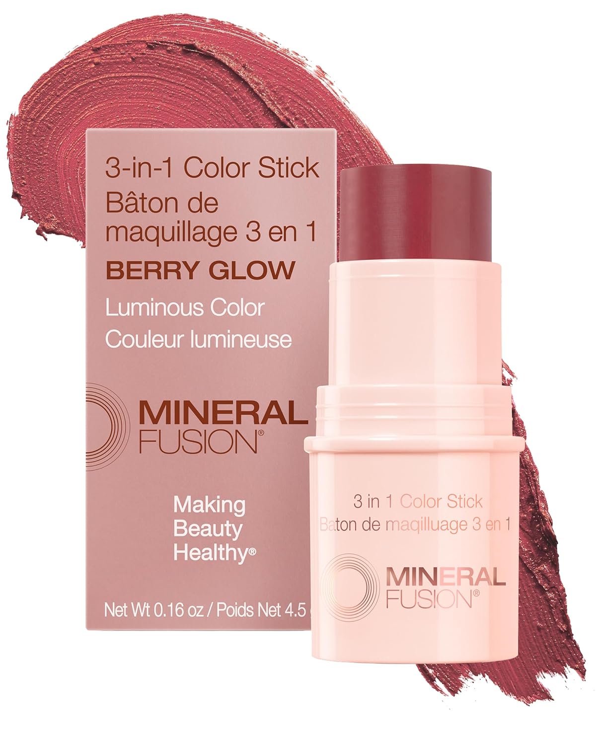 Mineral Fusion 3-in-1 Color Stick | for Cheek, Lip and Eye - 0.16 oz (4.5g)